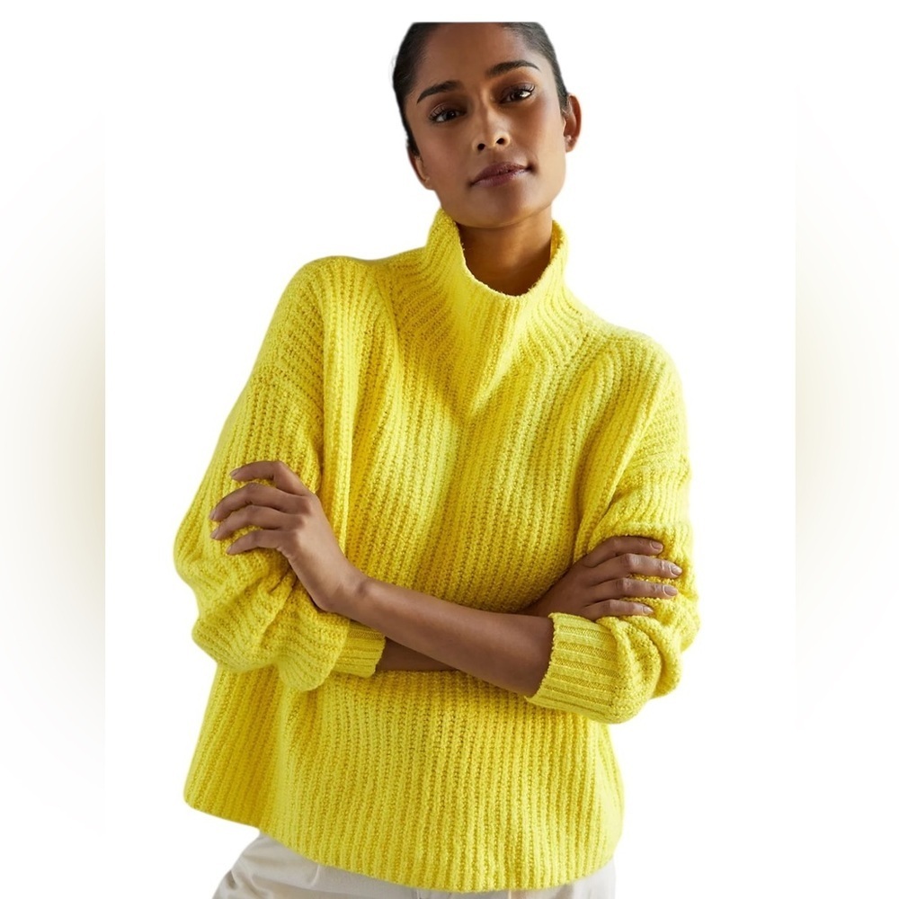 Anthropologie Funnel Neck Sweater Size S - Picture 2 of 8